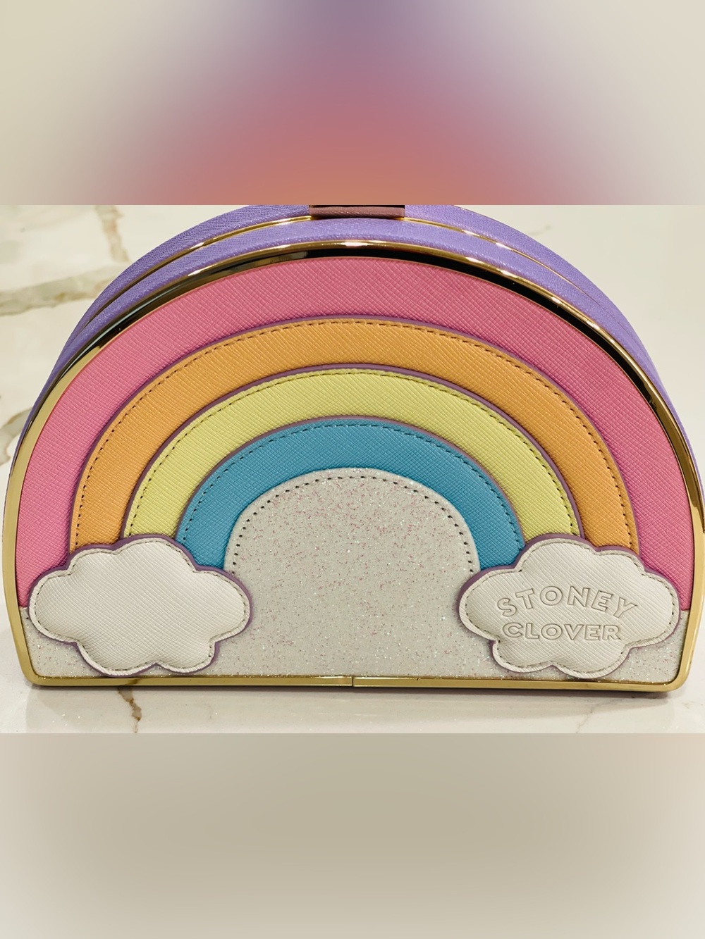 NWT Stoney Clover Lane/Target rainbow crossbody purse